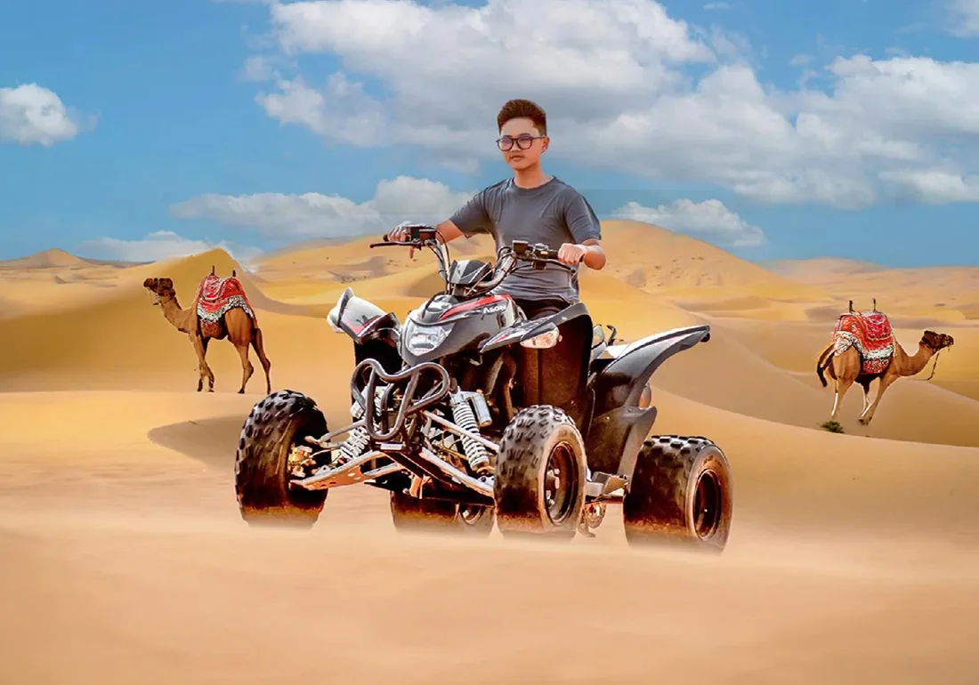 Evening Desert Safari with Quad Bike